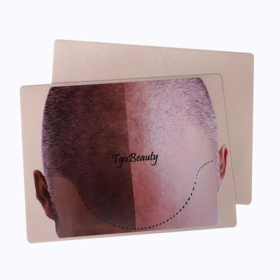 China Man SMP Micropigmentation Practice 2023 Scalp Tattoo Practice Skin Silicone Pre-printed Frontal Hairline Design Skin for Man Bald Scalp Micropigmentation Practice for sale