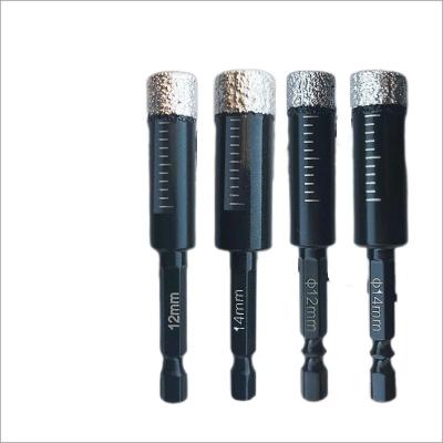 China High Quality Hexagon Marble Leg Factory Price Dry Drill Bits For Granite Tile Marble Drilling Cutting Stone for sale