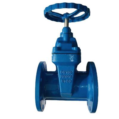 China General Flange Drain Gate Valve Malleable Iron Elastic Dark Stem Gate Valve, Soft-Sealed Gate Valve for sale