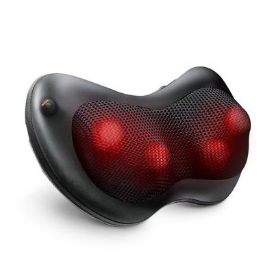 China Comfortable Shiatsu Shoulder Neck and Back Massager Pillow with Deep Kneading Heat Cushion for sale