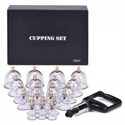 China Body VACUUM CUP SET 22 Cups Massage Therapy Cupping Silicone Cupping for sale