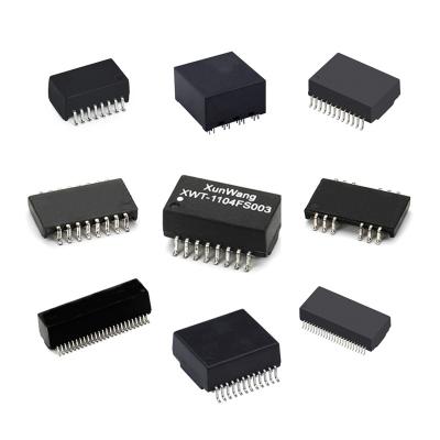 China SMD 10/100/1000 Style SMD Base-T Magnetics Network Electronic Multi LAN Transformer Lan Modular for sale