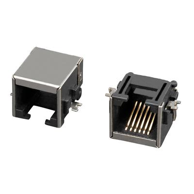 China PCB drop type 8.5mm rj12 6P6C rj12 connector jack connector female modular jack for sale