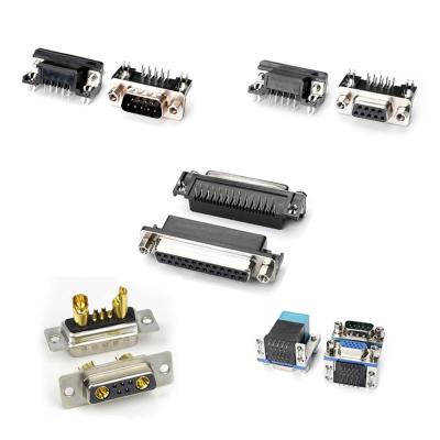 China audio & Video Custom Molded Cable Assemblies Right dsub D-SUB Connector for sale