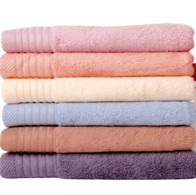 China Customized Bamboo Soft Eco-Friendly Thick Bath Towel Bath Towel Organic Bamboo Comfortable Hand Towel for sale