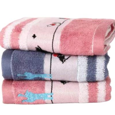 China 70%Bamboo30%Cotton Oranic BambooTowel Super Soft High Quality Child Towel Soft Baby Kids Face Towel for sale