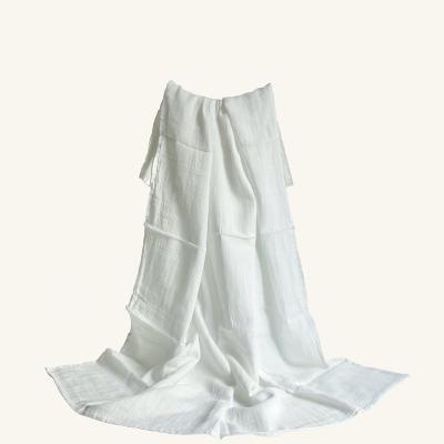 China Best Selling 120*120CM 2layers 100%cotton Air Permeable Organic Muslin Wrap For Baby for sale