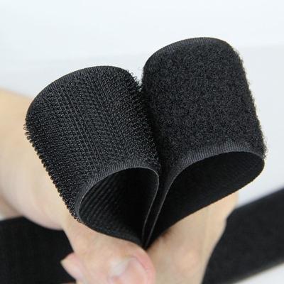 China Hot Selling Viable SGS/RoHS Passed Fast Shipping 100% Nylon Or Polyester Sew-on Hook And Loop Tape for sale