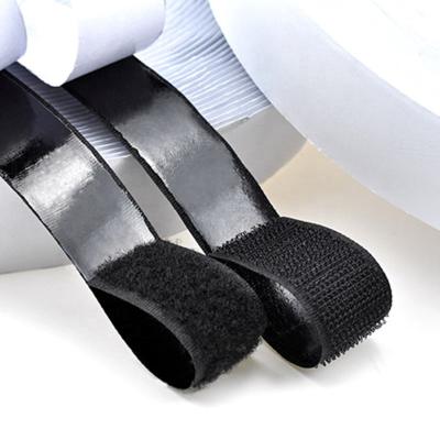 China Strong Adhesive Hook And Loop Glue Back Super Sticky Hook And Loop Tape for sale