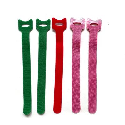 China Reusable Self Locking Adjustable Hook And Loop Double Side Strap Cable Ties Reusable Cable Ties for sale