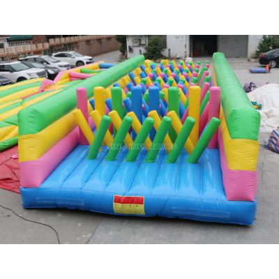 China Large PVC Outdoor Adults Insane Race 5K Inflatable Obstacle Course For 2018 Inflatable Sports Activities for sale