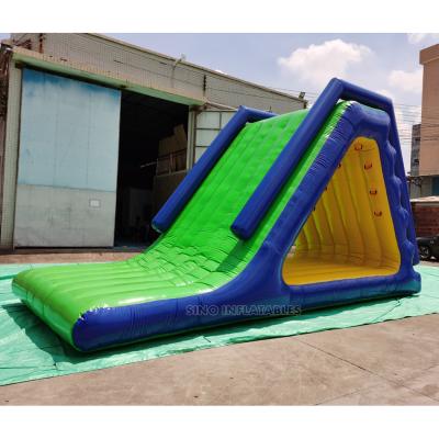 China Lead Free 13' Large High Adults Kids N Inflatable Floating Water Slide With EN25649 Certificate Made Of Best PVC Tarpaulin for sale