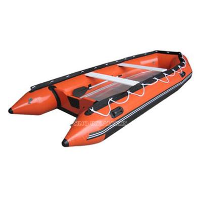 China Rigid PVC 3.8m Long Dinghy 8 Person Zodiac Inflatable Speed ​​Boat Made Of Heavy Duty Material From Guangzhou Inflatable Factory for sale