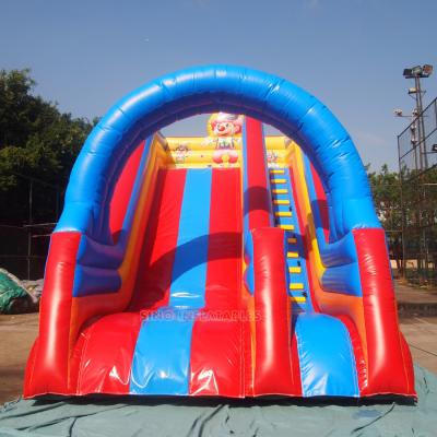 China Giant PVC Inflatable Dry Slide With Durable 0.55mm PVC Tarpaulin Material For Outdoor Adventure for sale