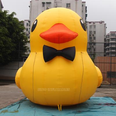 China 0.45mm PVC tarpaulin (or best PVC coated nylon available) 6m high giant inflatable yellow duck for advertising on Sino Inflatables land for sale