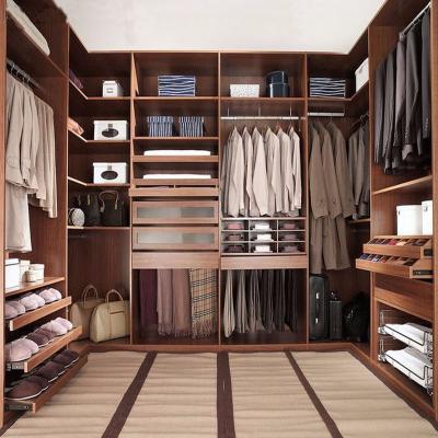 China Space Saving Modern Design (Height) Adjustable Walk In Wardrobe With Drawers And Shelves for sale