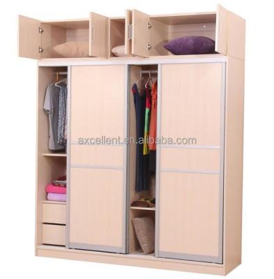 China Designs Adjustable Wardrobe Double Sliding Door Wardrobe (Height) Wardrobe Furniture. for sale