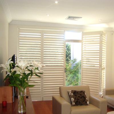 China Waterproof Home Plantation Interior Shutters, Vinyl Shutters One Way Window Blind. for sale