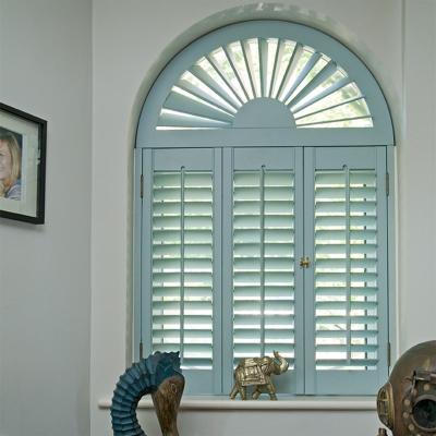 China Australia Hot Sale Home Use Waterproof Half Round PVC Window Blinds for sale