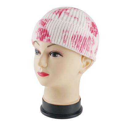 China 2021 COMMON the new fashion style Core-turned short cold ribbed Beanie Hats acrylic yarn knit hat for sale