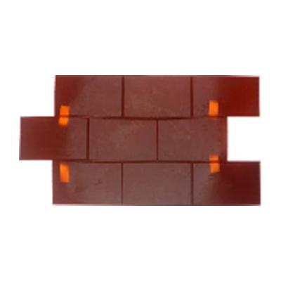 China Hot Sale 2022 Driveway Walkway Decoration Polyurethane Concrete Stamped Rubber Concrete Stamp Mat Molds For Sale for sale