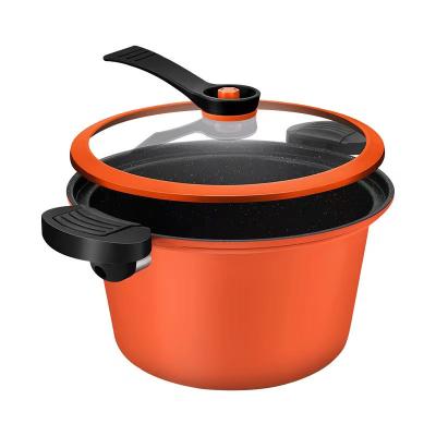 China Viable Home Kitchen Totipotent Non-Stick Gas Pot Micro Pot Pressure Cooker 7L for sale