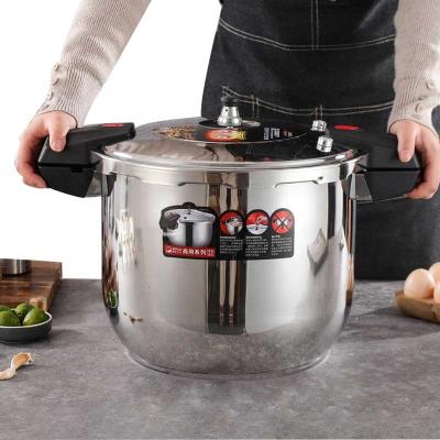 China Sustainable General Cooker Use Soup Pot 304 Stainless Steel Professional Heavy Duty Commercial Common 20L Large Cooking Pot for sale