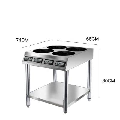 China Commercial restaurant kitchen equipment 2500w *4 commercial induction cooker with shelf for sale