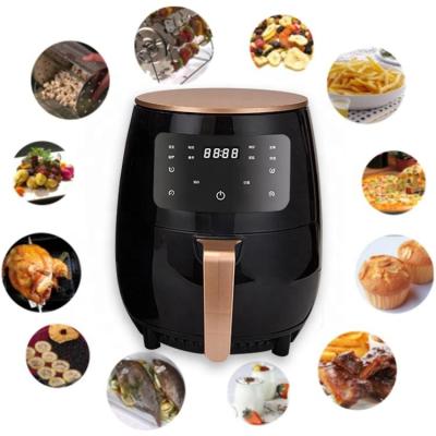 China Air Oil Free Fryer Overheating Protection 6L Large Capacity Digital Air Fryer Multifunctional Electric Air Fryer for sale