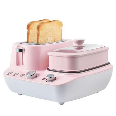 China Household 3 in 1 Electric Multi Function Breakfast Maker Bread Toaster Sandwich Maker for sale