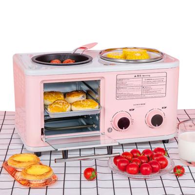 China Household Hot Selling 3in1 Non-Stick Multifunctional Breakfast Machine 4 in 1 Breakfast Maker for sale