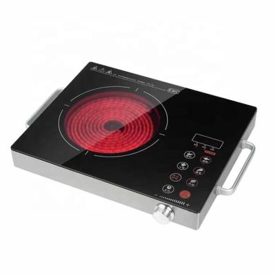 China Portable Hotel Household 2000w Electric Infrared Ceramic Ice Burner Single Induction Cooker for sale