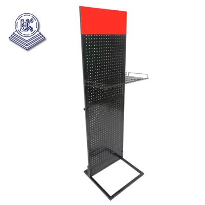 China Easy Assembly Double Sided Pegboard Display Stand For Car Light Bulb Display Holder For Car for sale