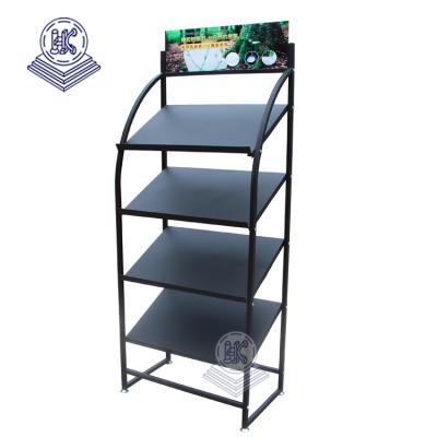 China Product showing for shopping mall floor pillow show room rack shelf tiles ceramic tile metal display rack for sale