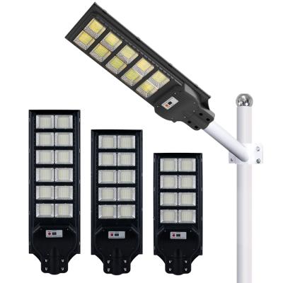 China The high brightness/brightness factory price/smart sensor/new style the high/factory price/smart sensor/new style Ip65 high quality 100w 200w outdoor waterproof 300w integrated all in one solar street light for sale