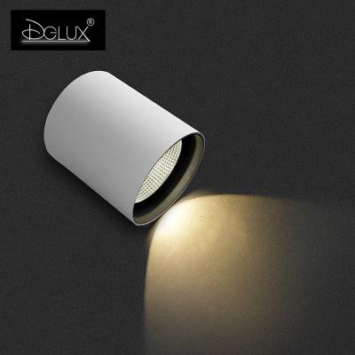 China 2021 new modern 15w 20w 40w 55w indoor aluminum cob led downlight surface mounted spotlight for commercial lighting for sale