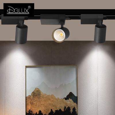 China Modern White High Lumen 10w 18w 30w 35w Hotel Ceiling Track Light Modern Anti-glare Freestanding Spotlight for sale