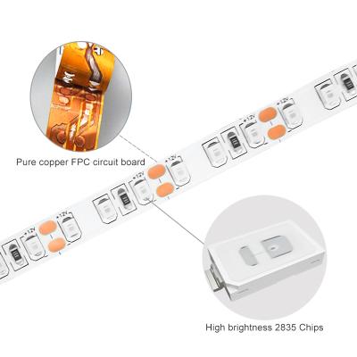 China High Brightness 12 Volt 2835 Multi Color Smd Residential Single Yellow Yellow Indoor Led Strip Light Cheap IP20 Strip Light for sale