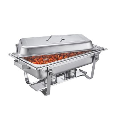 China Economical food factory direct sale stainless steel chafing dish buffet heating set sundries for restaurant for sale