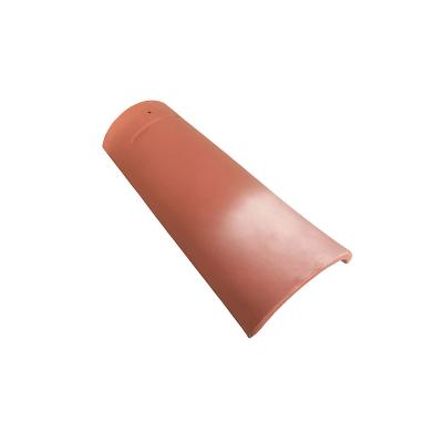 China Mediterranean Color Design Leaning Roof Tile Made In Spanish Style Red Mixture Of Clay In Cheap Price for sale