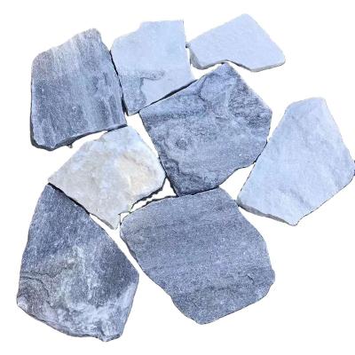 China Contemporary irregular garden flooring slate stone rust colored natual stone in cheap price for sale