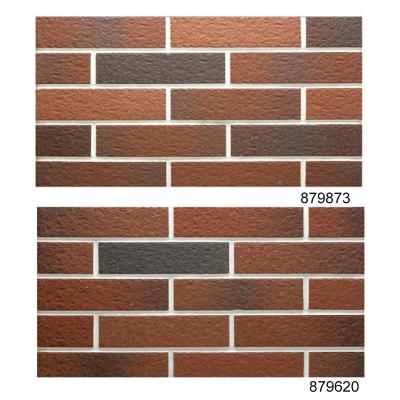 China Cheap popular hot sale classic red corner brick wall decoration cladding brick veneer bricks style interior tile for sale