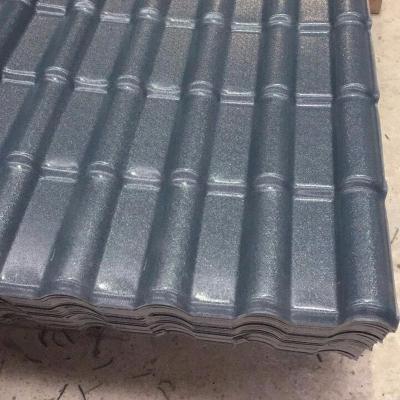 China Waterproof hotel PVC synthetic resin roofing tiles and shingles heat insulation roofing sheet with cheap price and good quality for sale