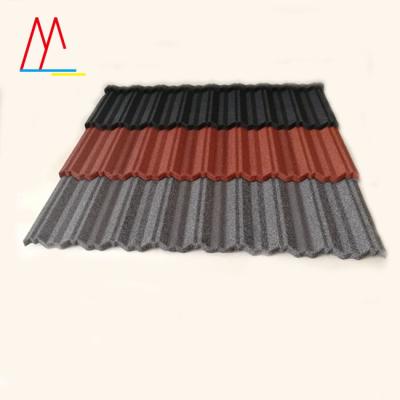 China Environmental Friendly Color Stone Coated Metal Roof Tiles Made In China for sale