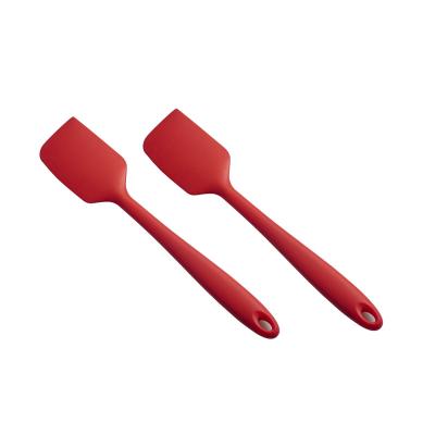 China Disposable Food Safe Silicone Cookie Bread Baking One Piece Spatula for sale