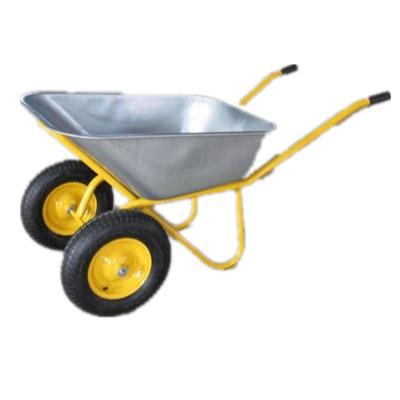 China INDUSTRIAL HEAVY DUTY TWO WHEEL WHEELBARROW for sale