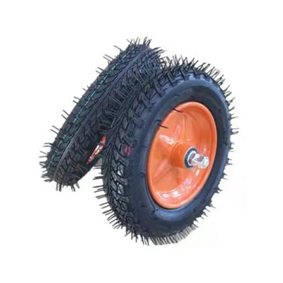 China Building Material Stores China-made Rubber Tire Rim Agricultural Pneumatic Wheelbarrow Rubber Wheel for sale