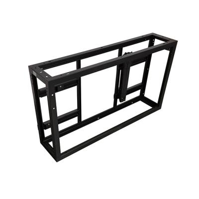 China Custom CCTV And TV Wall Bracket Sheet Metal Parts Customized Processing Aluminum Frame 19 Inch Rack for sale