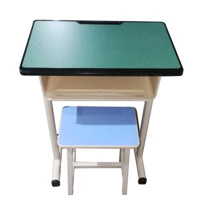 China Custom Modern Furniture Adjustable (Height) Adjustable Students Study Table Chair Sets Classroom School Desk And Chair for sale