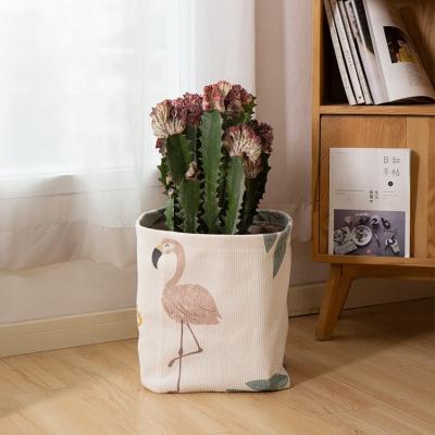 China Home Decor Storage Bag Living Room Bedroom Wardrobe Cartoon Design High Capacity Indoor Clothes Storage Bag Viable Wholesale for sale